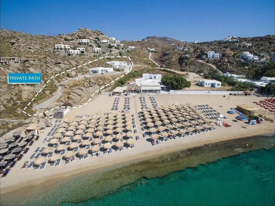 1Path Pelican Mykonos Super Paradise Beach House Mykonos Town Prázdninový dům